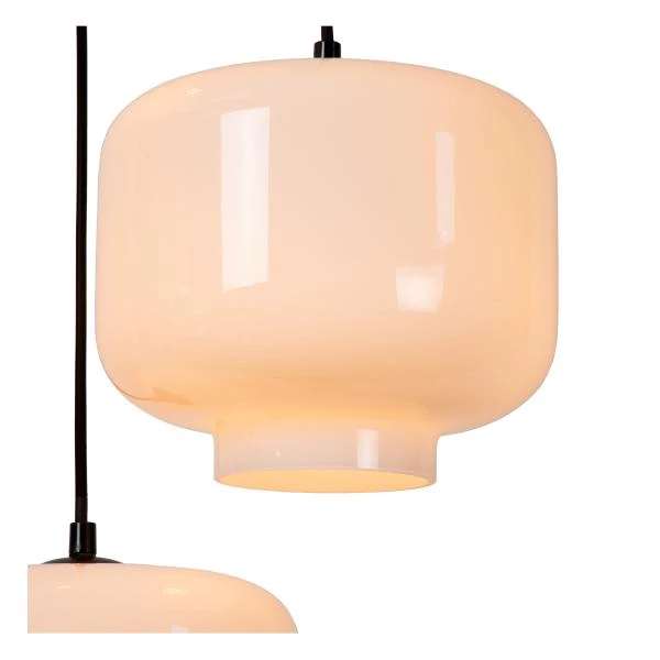 Lucide MEDINE - Hanglamp - Ø 46 cm - 3xE27 - Opaal - detail 1